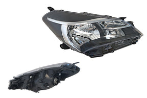 Headlight (RHS, Black) Toyota Yaris NCP130/NCP131 2014 - 2016 TYYS - HEL - 10R - Sterling Parts - Headlight Assemblies - Sterling Parts