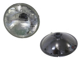 Headlight (H4 Globe, No Parker) Universal 7" Round Semi-Sealed 1990 Onwards UNIV-HEL-08N - Sterling