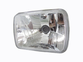 Headlight (2BS) Crystal Clear, H4 Globe, No Parker Universal 7" x 5" Square 1990 - ONWARDS UNIV - HEL - 18N - Sterling Parts - Headlight Assemblies - Sterling Parts