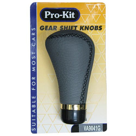 Gear Shift Knob Leather Grey - Pro-Kit | Universal Auto Spares