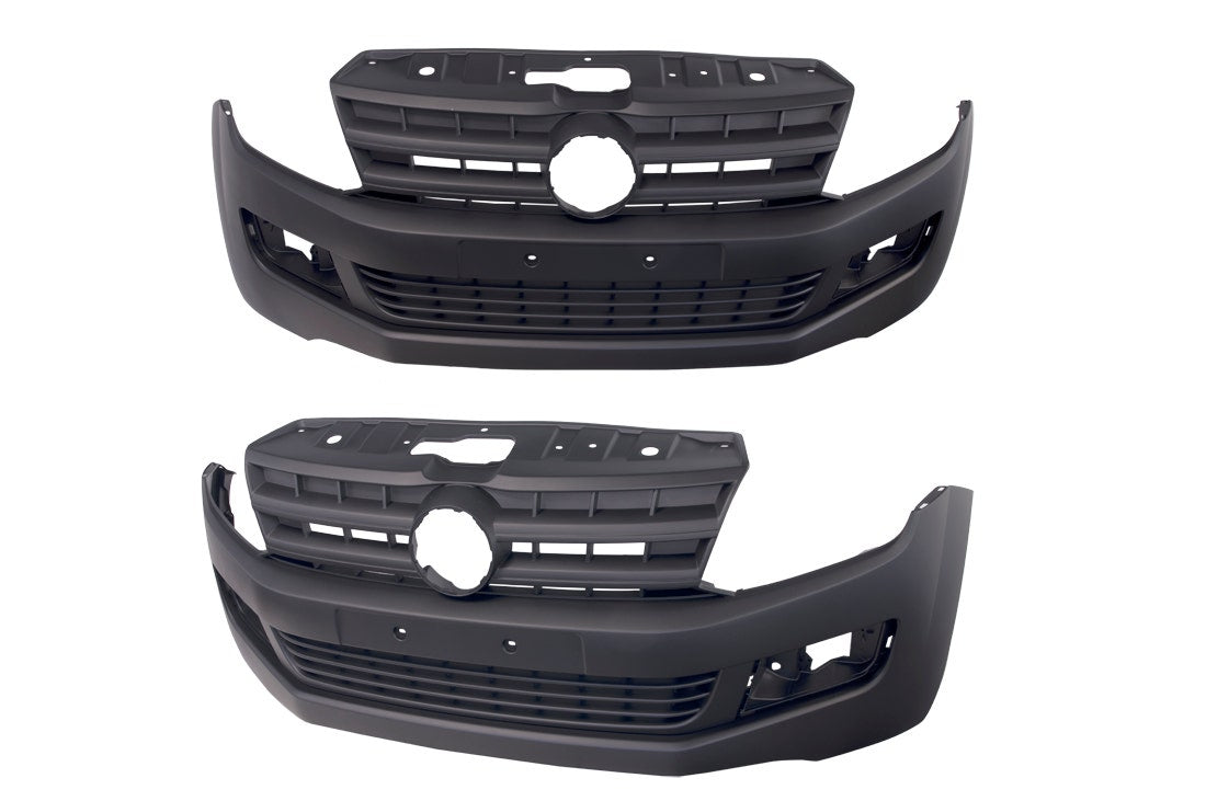 Front Bumper Bar Cover (Textured, Black) Volkswagen Amarok 2H 2011 - 2016 VWAM-BAR-01F - Sterling