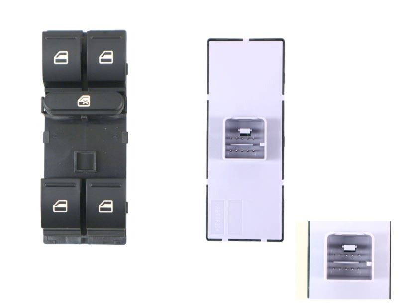 Front Window Switch (RHS, 10 Pin Plug) Volkswagen Amarok 2H 2011 - 2016 VWAM - WIS - 01R - Sterling Parts - Window Switches - Sterling Parts