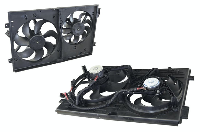 Radiator Fan (with Air Con) Volkswagen Beetle 9C Dual 1999 - 2005 VWBT-FNR-04F - Sterling