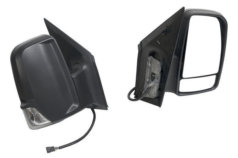 Door Mirror (RHS, with Heated Light) Volkswagen Crafter 2F 2007 - 2017 VWCF-DOM-01R - Sterling