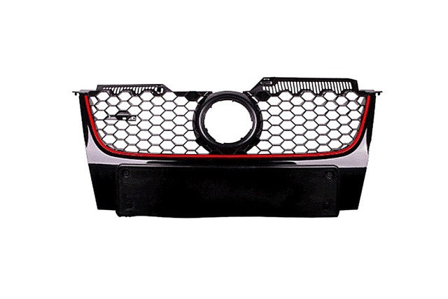 Front Grille (Black, No Number Plate) Volkswagen Golf MK5 GTI 2004 - 2009 VWG5-GRI-22F - Sterling