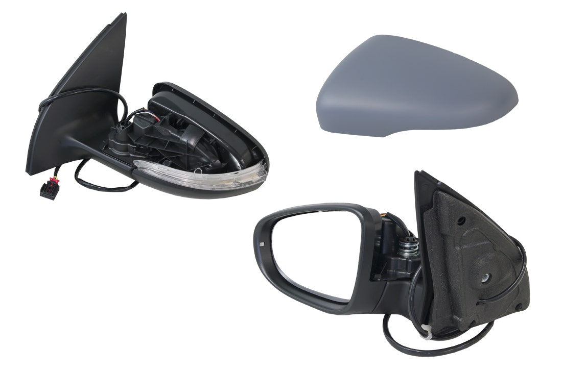 Door Mirror (LHS, Heated, Electric) Volkswagen Golf MK6 2009 - 2013 VWG6-DOM-01L - Sterling