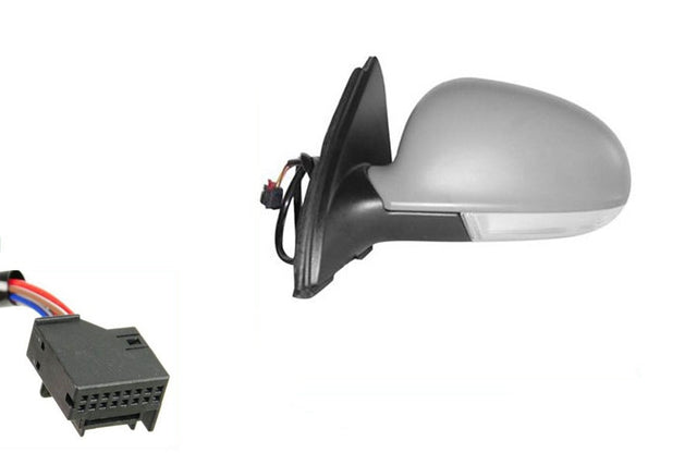 Door Mirror (LHS, Heated, with Indicator Light) Volkswagen Golf MK6 Wagon 2008 - 2013 VWG6 - DOM - 03L - Sterling Parts - Exterior Mirrors - Sterling Parts