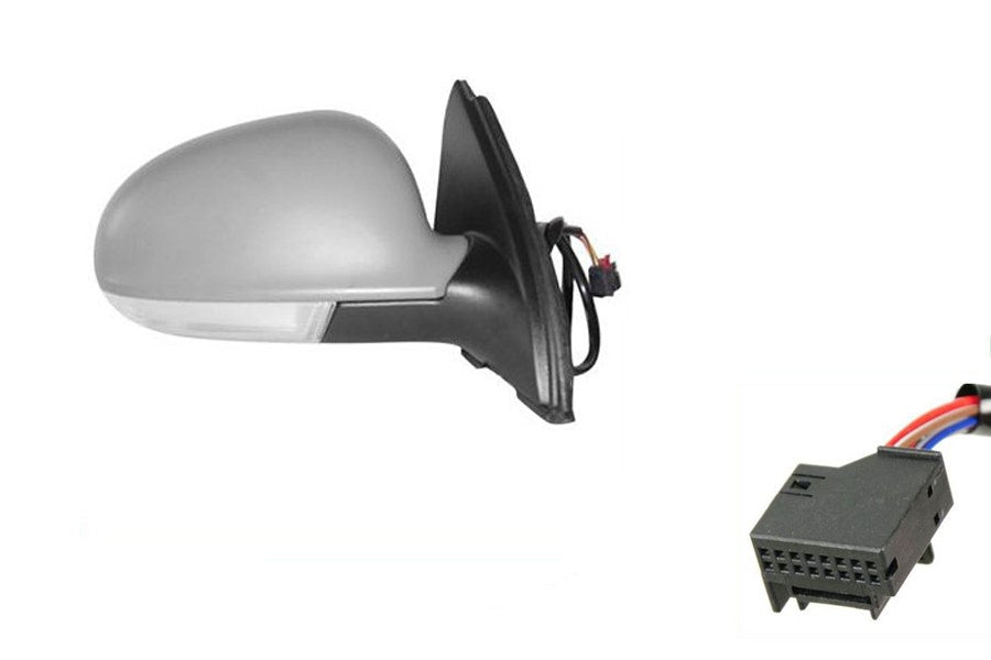 Door Mirror (RHS, Heated with Indicator) Volkswagen Golf MK6 Wagon 2009 - 2013 VWG6 - DOM - 03R - Sterling Parts - Exterior Mirrors - Sterling Parts