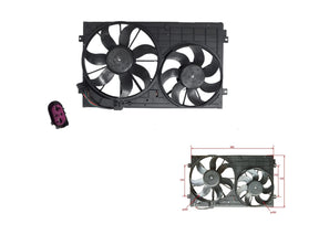 Radiator Fan (250mm Mount) Volkswagen Golf MK6/5K 2009 - 2013 VWG6 - FNR - 04F - Sterling Parts - Cooling Fans & Parts - Sterling Parts