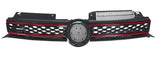 Front Grille (Red Stripe) Volkswagen Golf MK6 GTI 2009 - 2013 VWG6 - GRI - 08F - Sterling Parts - Grilles & Bumper Parts - Sterling Parts