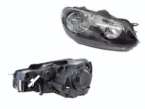 Headlight (Halogen, RHS) Volkswagen Golf MK6 2008 - 2013 VWG6-HEL-02R - Sterling