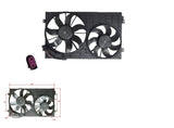 Radiator & A/C Condenser Dual Fan Volkswagen Jetta 1K/1B 2006 - 2017 VWJT - FNR - 04F - Sterling Parts - Electric Cooling Fans - Sterling Parts