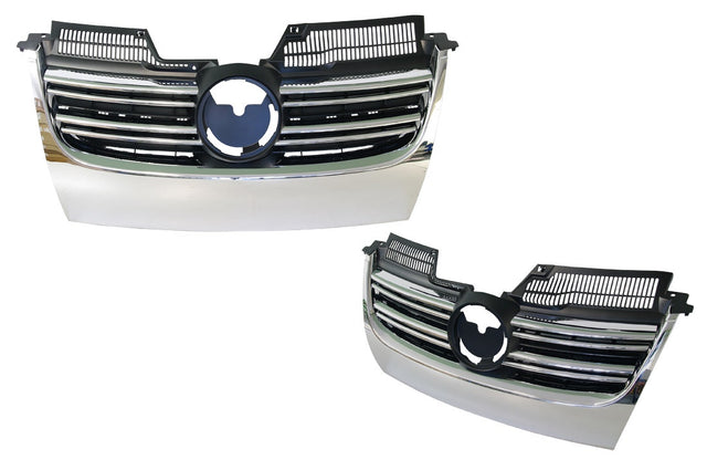 Front Grille (Chromed Mould) Volkswagen Jetta 1K 2006 - 2011 VWJT-GRI-05F - Sterling