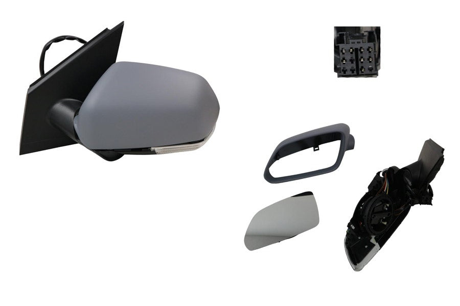 Door Mirror (LHS, Electric, Heated) Volkswagen Polo 9N Series 2 2005 - 2010 VWPL-DOM-13L - Sterling