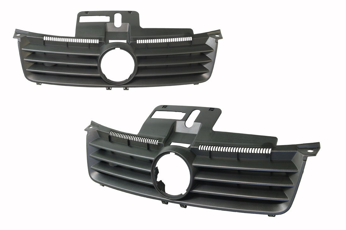 Front Grille (Black, Sedan & Hatch) Volkswagen Polo 9N 2002 - 2005 VWPL-GRI-06F - Sterling