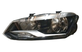 Headlight (Halogen, LHS) H7/H7 Twin Round Volkswagen Polo 6R/6C 2010 - 2014 VWPL-HEL-09L - Sterling