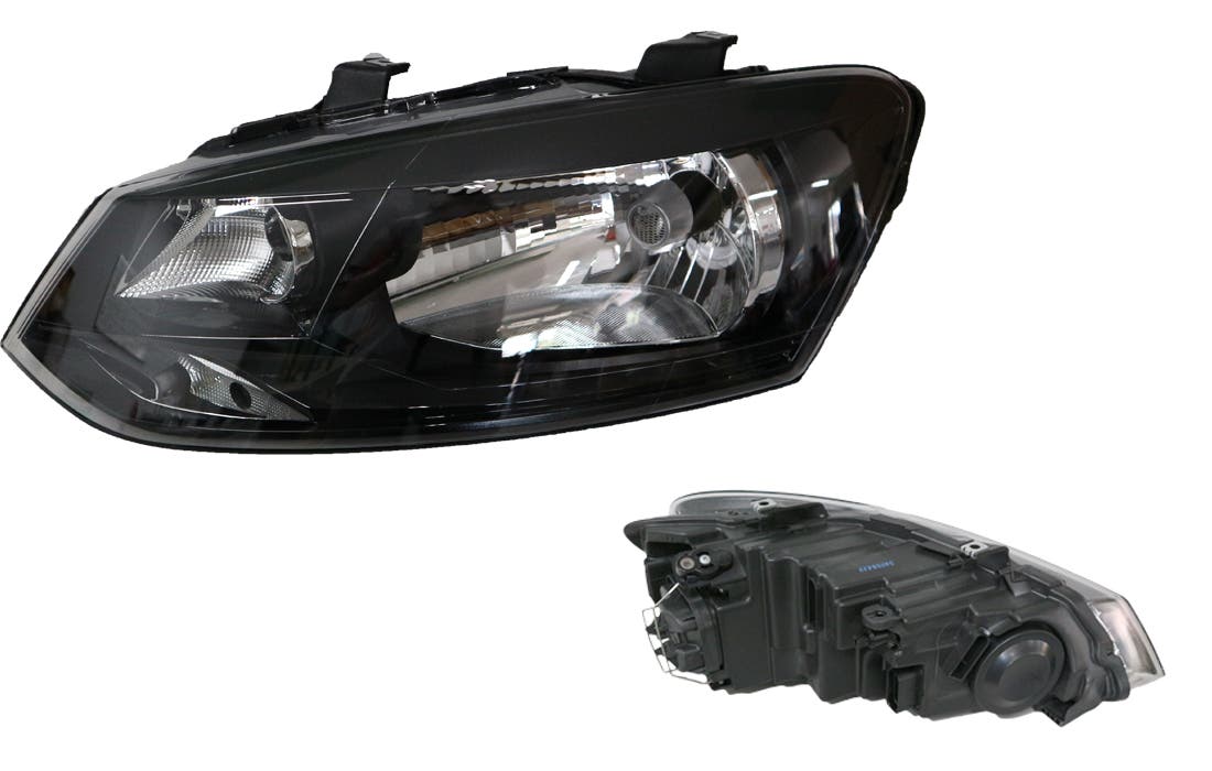 Headlight (LHS, H4/PY21W) Volkswagen Polo 6R/6C 2010 - 2014 VWPL-HEL-10L - Sterling