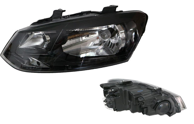 Headlight (LHS, H4/PY21W) Volkswagen Polo 6R/6C 2010 - 2014 VWPL-HEL-10L - Sterling