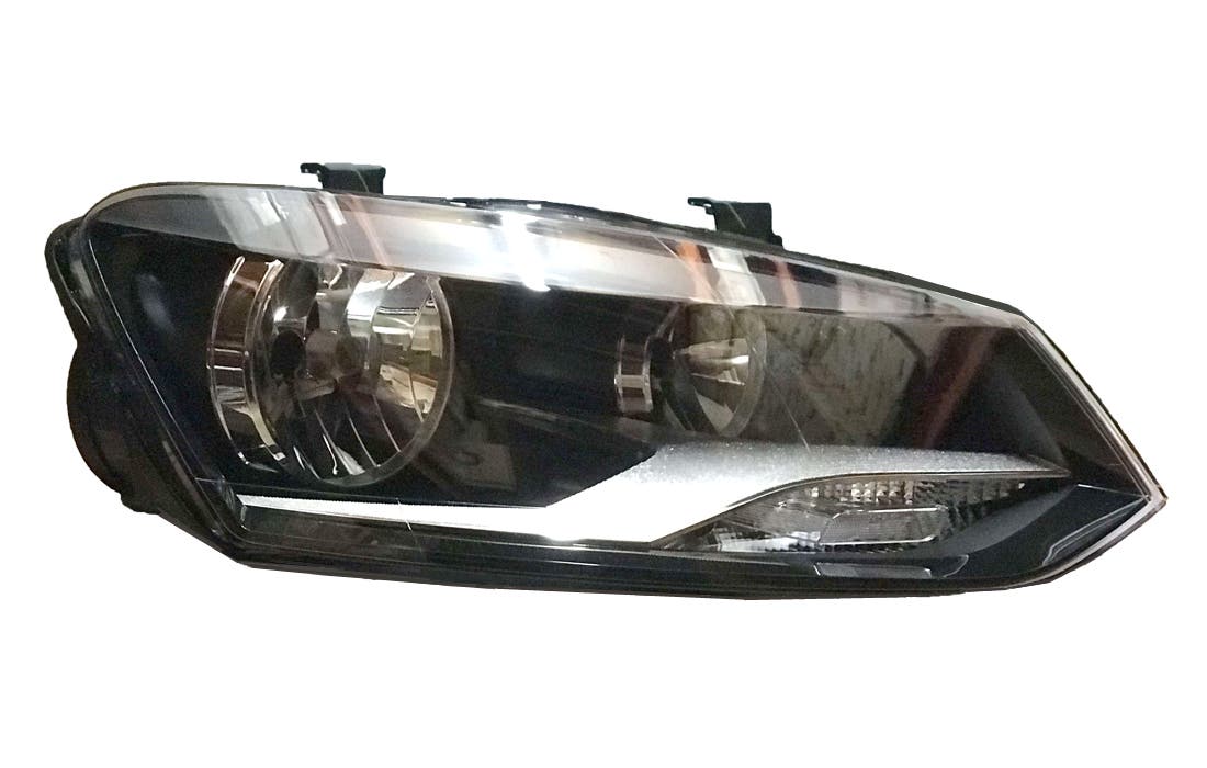 Headlight (RHS, Chrome, H7) Volkswagen Polo 6R/6C Series 2 2014 - 2017 VWPL - HEL - 15R - Sterling Parts - Headlight Assemblies - Sterling Parts