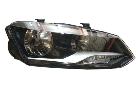 Headlight (RHS, Chrome, H7) Volkswagen Polo 6R/6C Series 2 2014 - 2017 VWPL-HEL-15R - Sterling Parts
