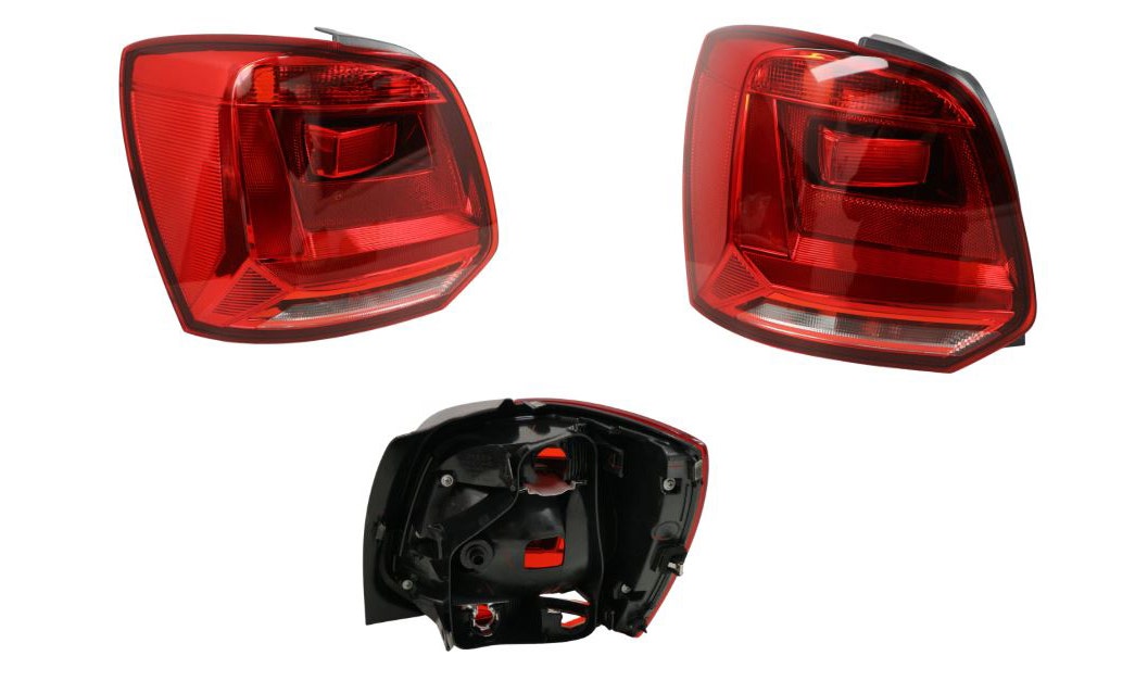 Tail Light (LHS, No Fog Light, No Tinting) Volkswagen Polo 6R/6C 2014 - 2017 VWPL-TAL-16L - Sterling