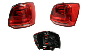 Tail Light (RHS, No Red Fog Light, No Tinting) Volkswagen Polo 6R/6C 2014 - 2017 VWPL - TAL - 16R - Sterling Parts - Tail Lights - Sterling Parts
