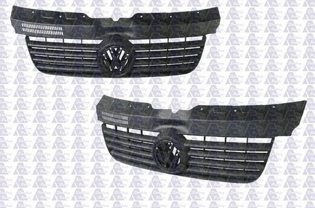 Front Grille (Black) Volkswagen Transporter T5 2004 - 2009 VWT5-GRI-06F - Sterling Parts