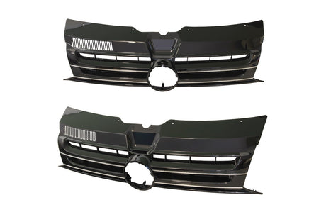Front Grille (with Chrome Mould) Volkswagen Transporter T5 2009 - 2015 VWT5-GRI-08F - Sterling Parts