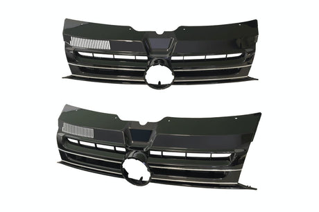 Front Grille (with Chrome Mould) Volkswagen Transporter T5 2009 - 2015 VWT5-GRI-08F - Sterling Parts