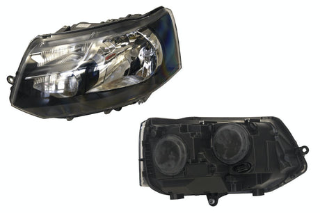 Headlight (LHS, Single Beam H4) Volkswagen Transporter T5 2009 - 2015 VWT5-HEL-13L - Sterling Parts