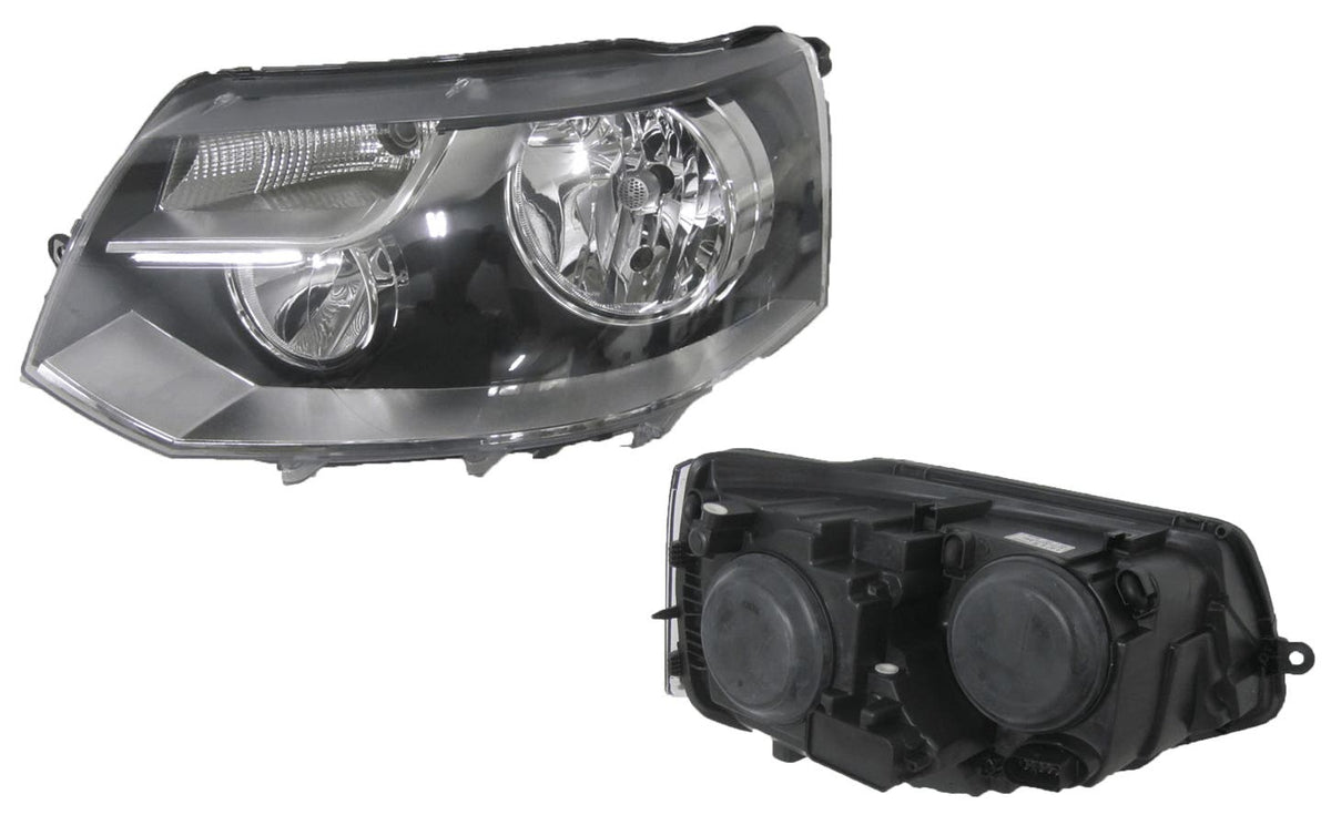Headlight (LHS, Twin Beam H7/H15) Volkswagen Transporter T5 2009 - 2015 VWT5-HEL-14L - Sterling