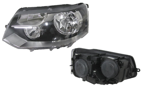 Headlight (LHS, Twin Beam H7/H15) Volkswagen Transporter T5 2009 - 2015 VWT5-HEL-14L - Sterling Parts