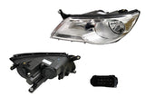 Headlight (Halogen, LHS) Volkswagen Tiguan 5N 2008 - 2011 VWTG-HEL-02L - Sterling
