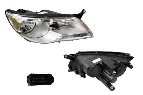 Headlight (Halogen, RHS) Volkswagen Tiguan 5N 2008 - 2011 VWTG-HEL-02R - Sterling Parts