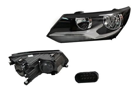Headlight (Halogen, H7/H15, LHS) Volkswagen Tiguan 5N 2011 - 2016 VWTG-HEL-03L - Sterling Parts