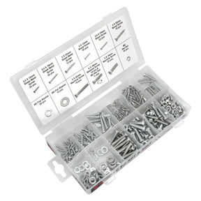 Metric Nuts & Bolts Assortment (347 Pieces) - Performance Tool