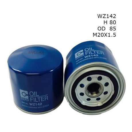 Oil Filter Z142 Multi Applic. WZ142 - Wesfil | Universal Auto Spares