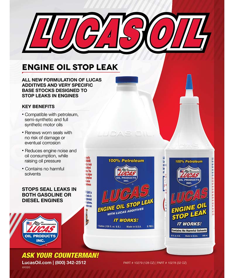 Engine Oil Stop Leak 946 mL/1 Gallon Additives - Lucas Oil