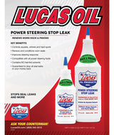 Power Steering Stop Leak 12 Ounce - Lucas Oil | Universal Auto Spares