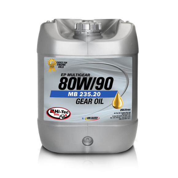 EP 80W/90 MB 235.20 - Hi-Tec Oils | Universal Auto Spares