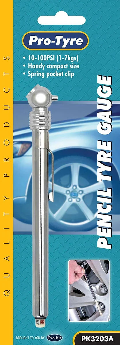 Pencil Tyre Gauge - Pro Tyre | Universal Auto Spares