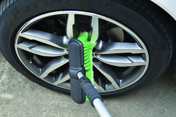 Flow Through Brush Head With Wider Bristle Pad & Extendable Handle - PK Wash | Universal Auto Spares