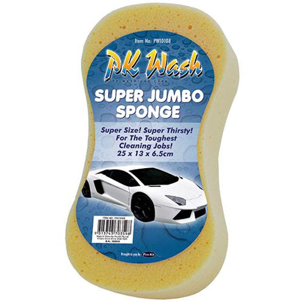 Sponge Super Jumbo 25x13.5x6.5cm - PK Wash | Universal Auto Spares