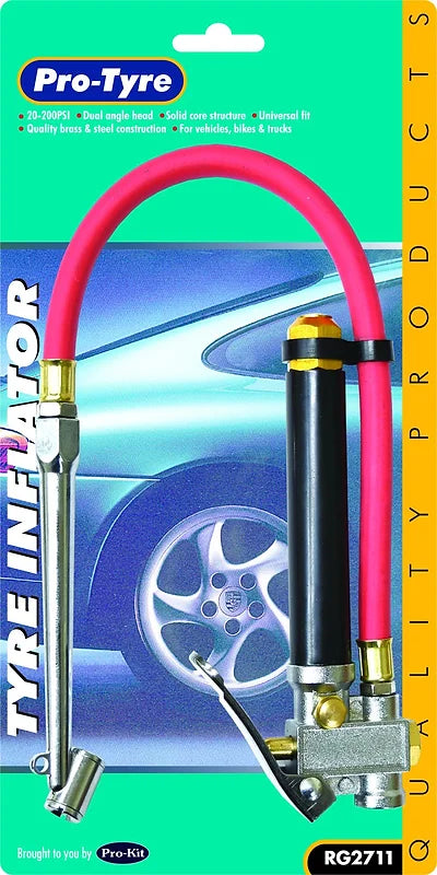 Drive Way Style Tyre Inflator With Pencil Gauge - Pro Tyre | Universal Auto Spares