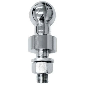 Tow Ball Chrome 50mm With 25mm Rise and 51mm Thread - LoadMaster