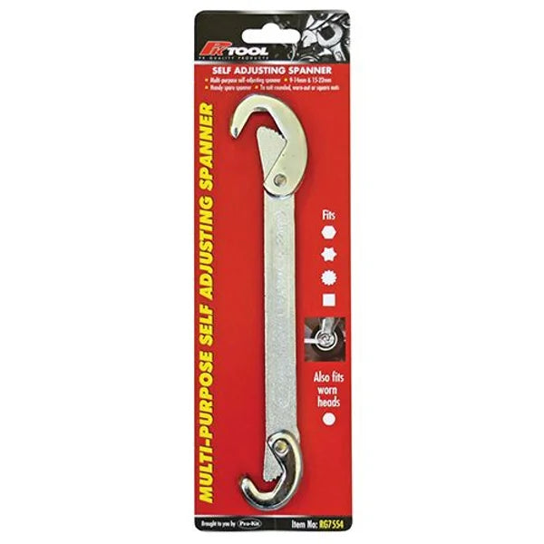 Multipurpose Self Adjusting Spanner, Great For Rounded, Worn-Out Nuts - PKTool | Universal Auto Spares