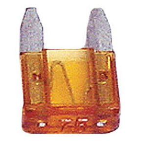 Mini Blade Fuse - 7.5AMP 10 Piece, 100 Piece Brown