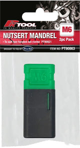 Nutsert Mandrel M3, M4, M5, M6, M8, M10 Replacement For 2 Handed Nut Rivet - PKTool M6