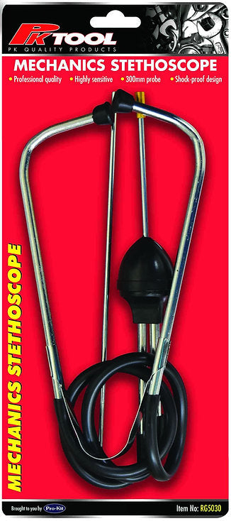 Mechanics Stethoscope Highly Sensitive 300mm Probe - PKTool | Universal Auto Spares