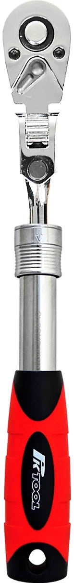 1/4” DR 180mm Extendable Handle Flexible Head Ratchet - PKTool | Universal Auto Spares
